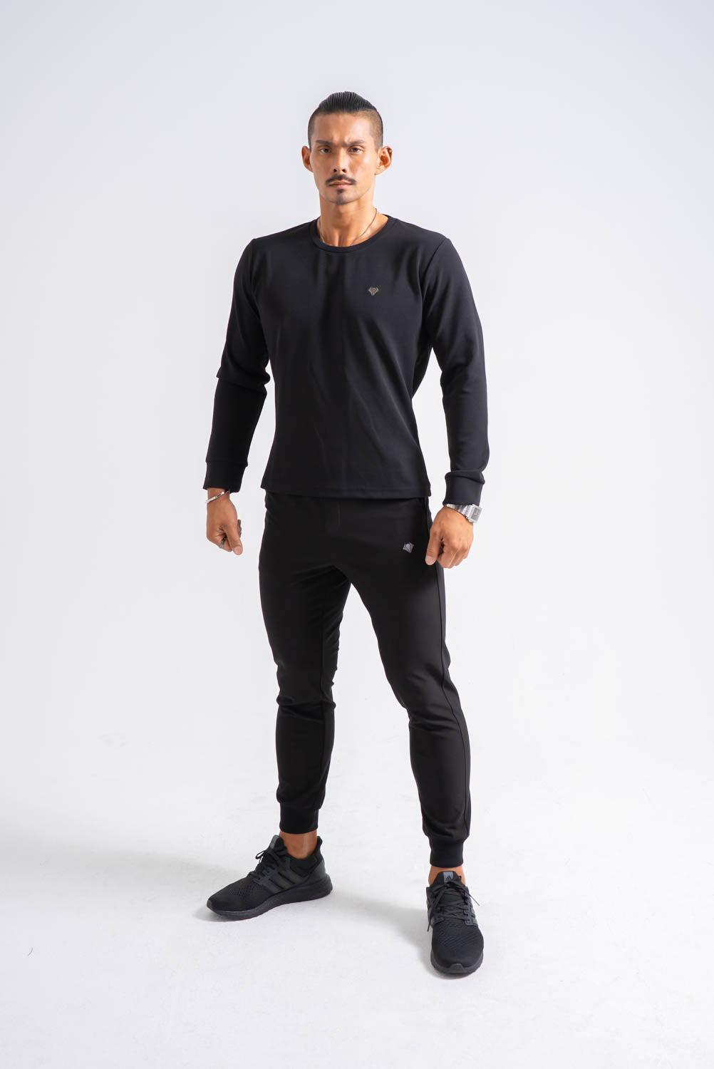 【NEW】 Hybrid Tee Long Sleeve - BLACK