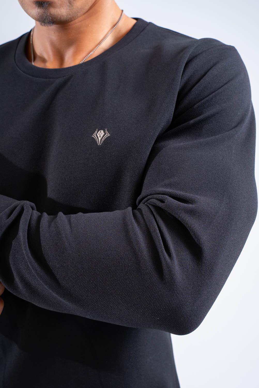 【NEW】 Hybrid Tee Long Sleeve - BLACK