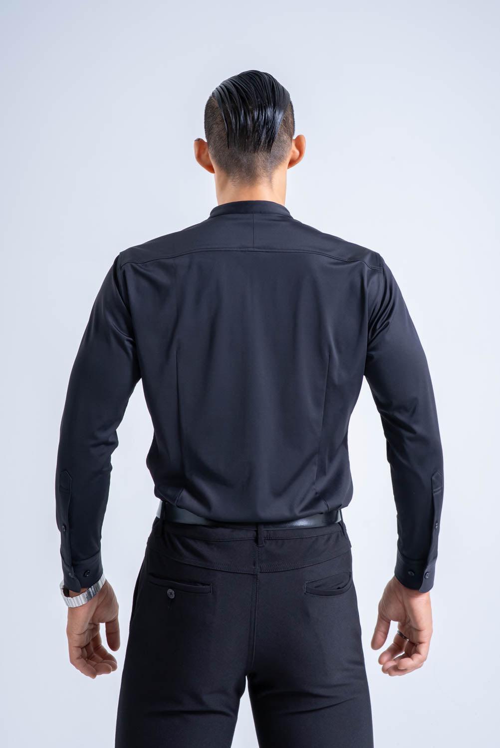 【NEW ARRIVAL】 極上シルエットストレッチ バンドカラーシャツ