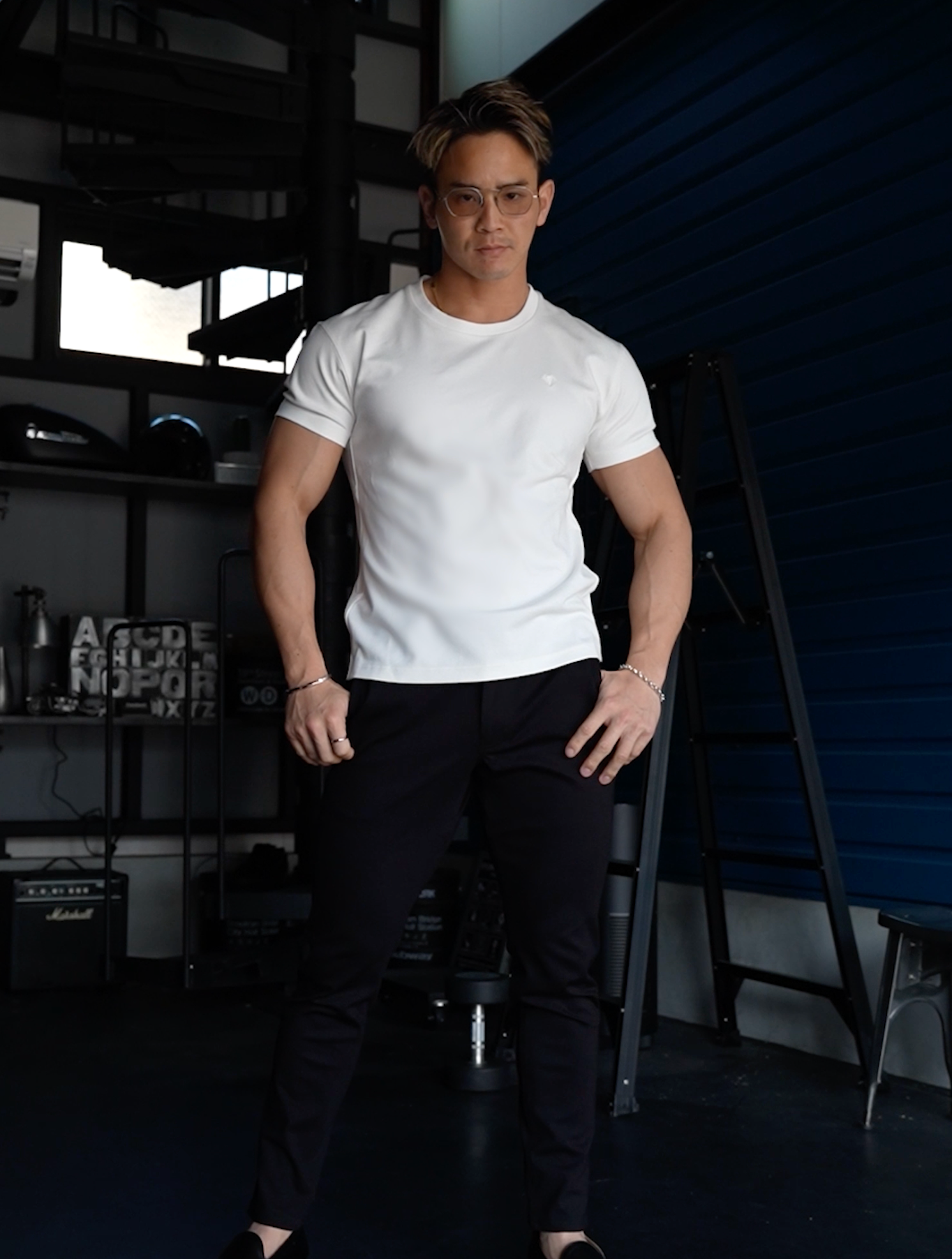 173cm 76kg Lサイズ着用