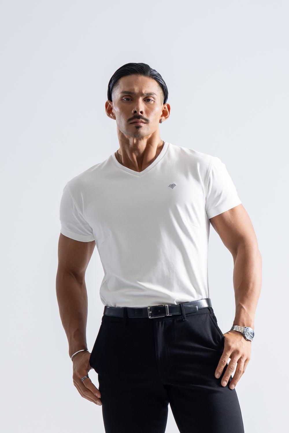 エンブレムTシャツ - ホワイト