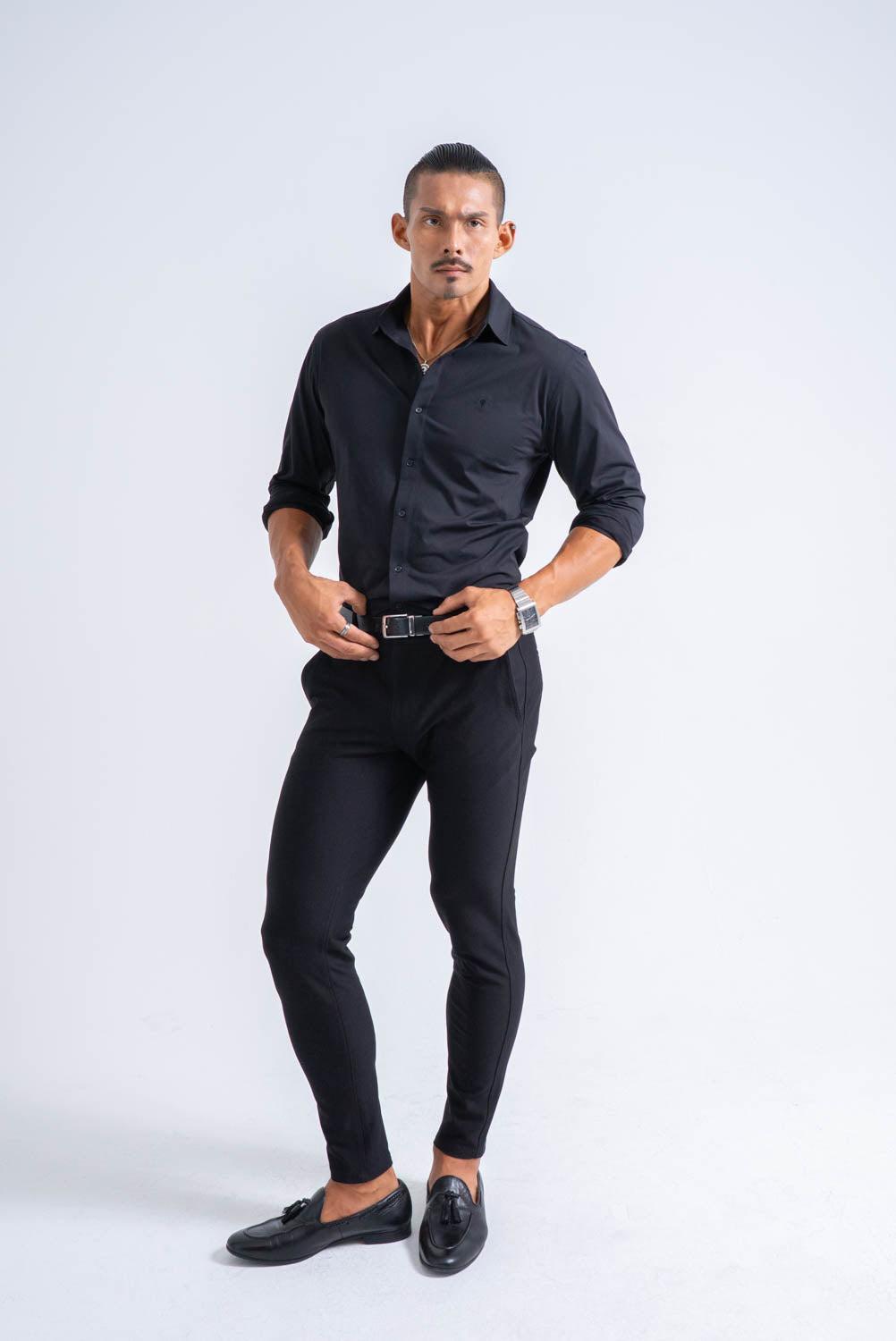 Essential Comfort Shirt - BLACK