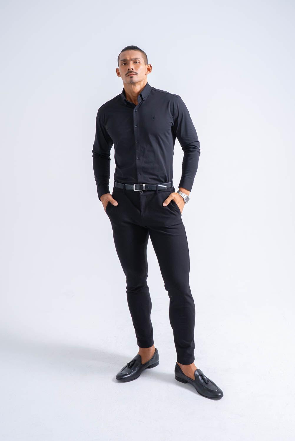 Essential Comfort Shirt - BLACK