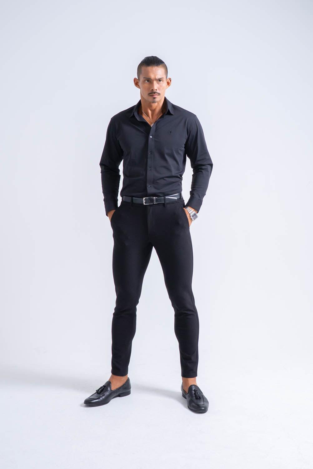 Essential Comfort Shirt - BLACK