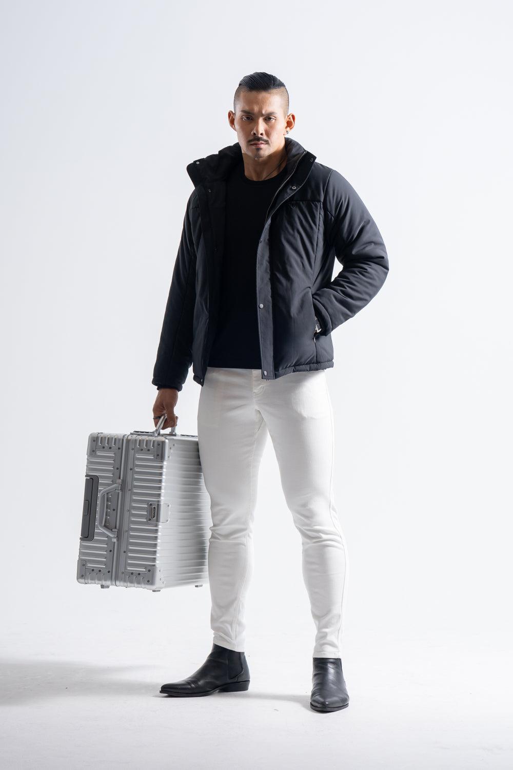 【強靭な脚がカッコ良い】  ハイストレッチスリムパンツ