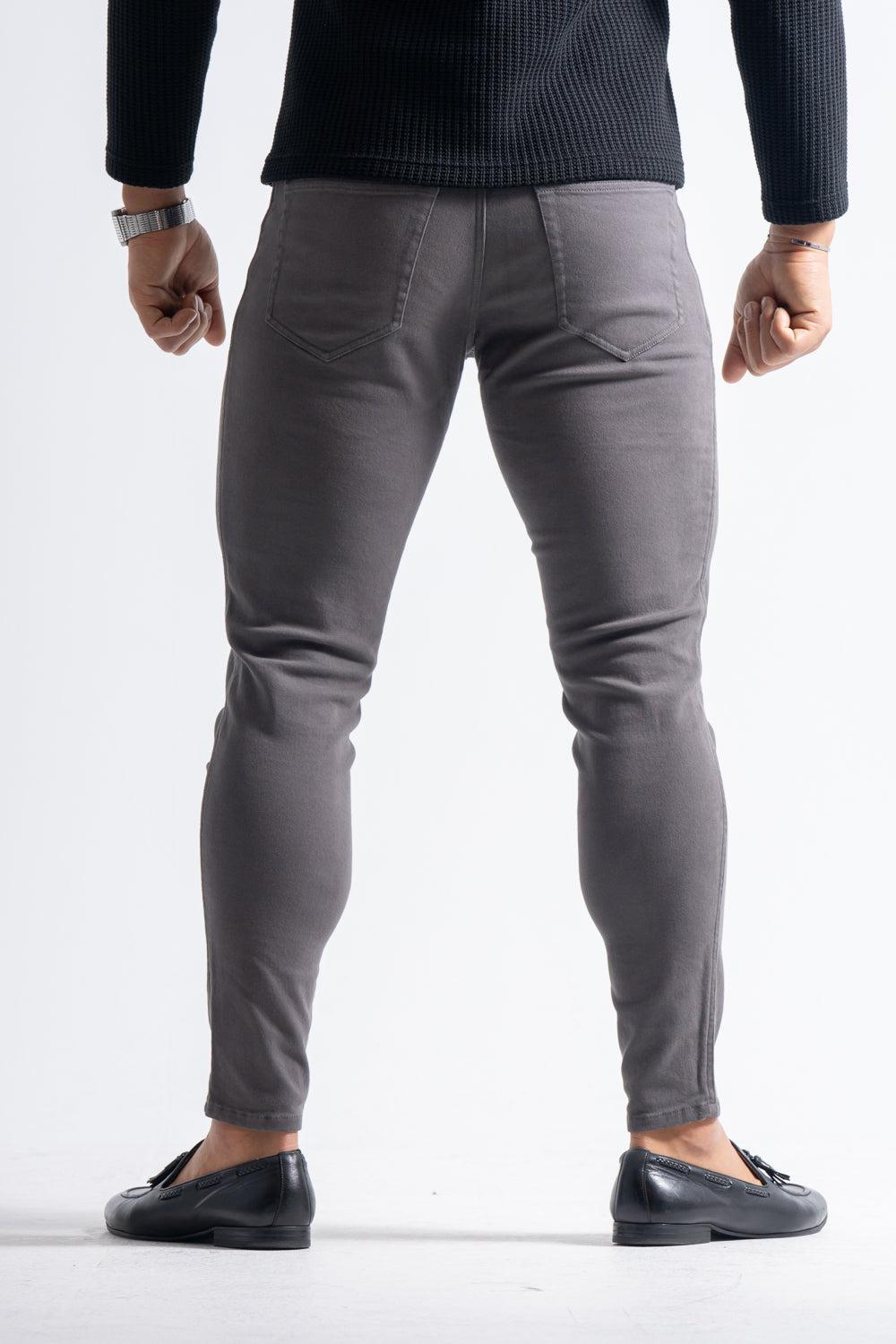 【強靭な脚がカッコ良い】  ハイストレッチスリムパンツ