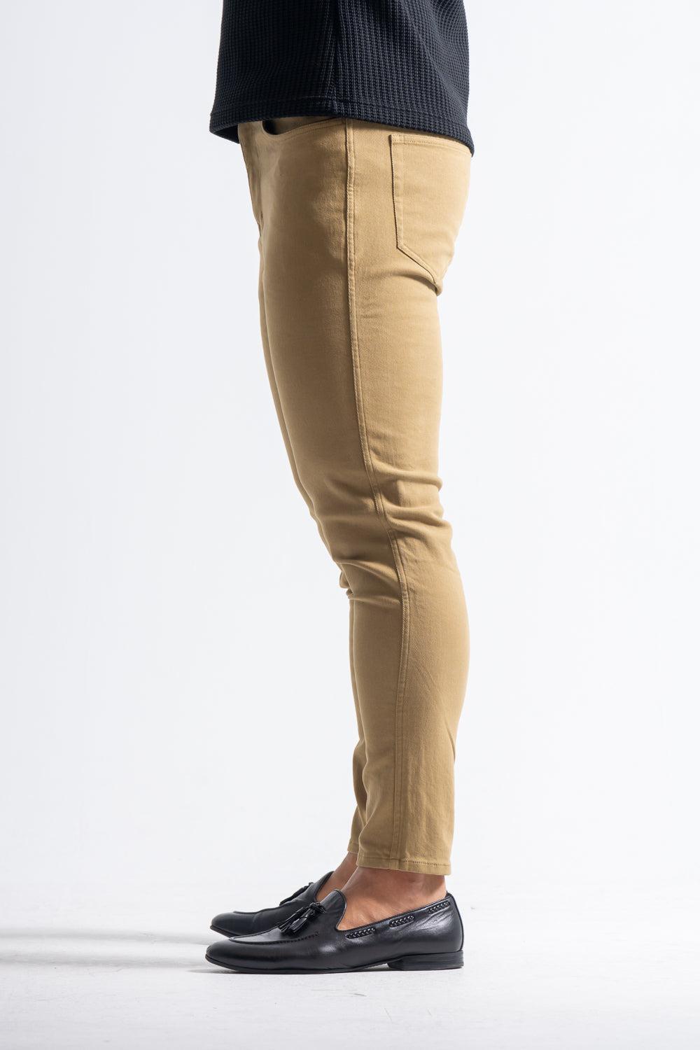 【強靭な脚がカッコ良い】  ハイストレッチスリムパンツ