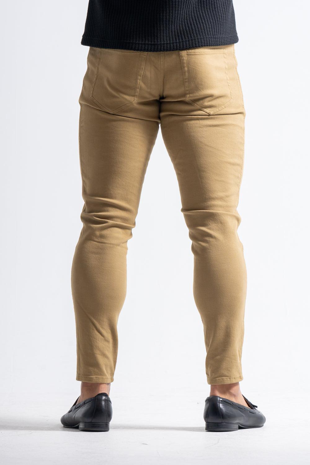 【強靭な脚がカッコ良い】  ハイストレッチスリムパンツ