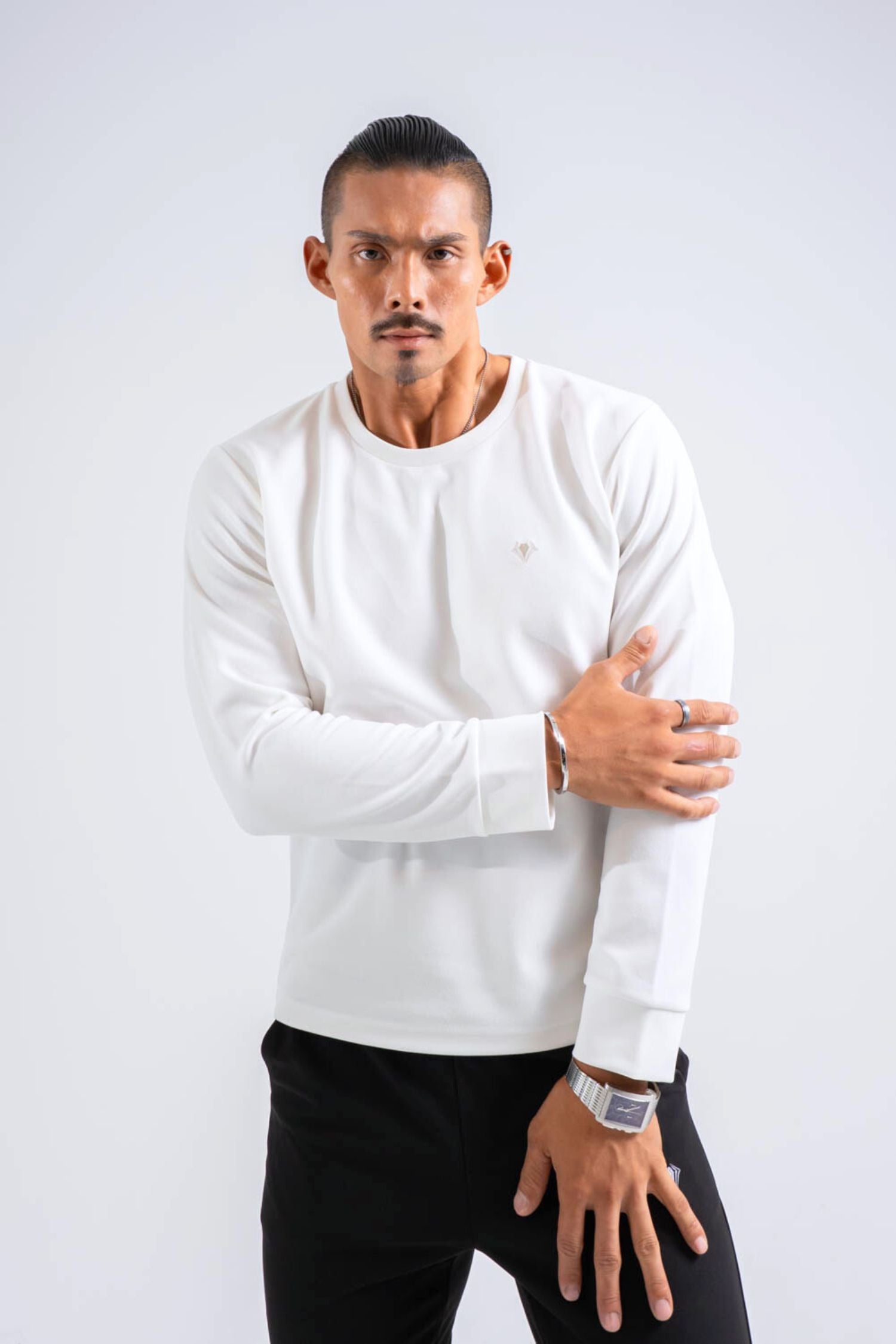 【NEW】   Hybrid Tee Long Sleeve   - WHITE