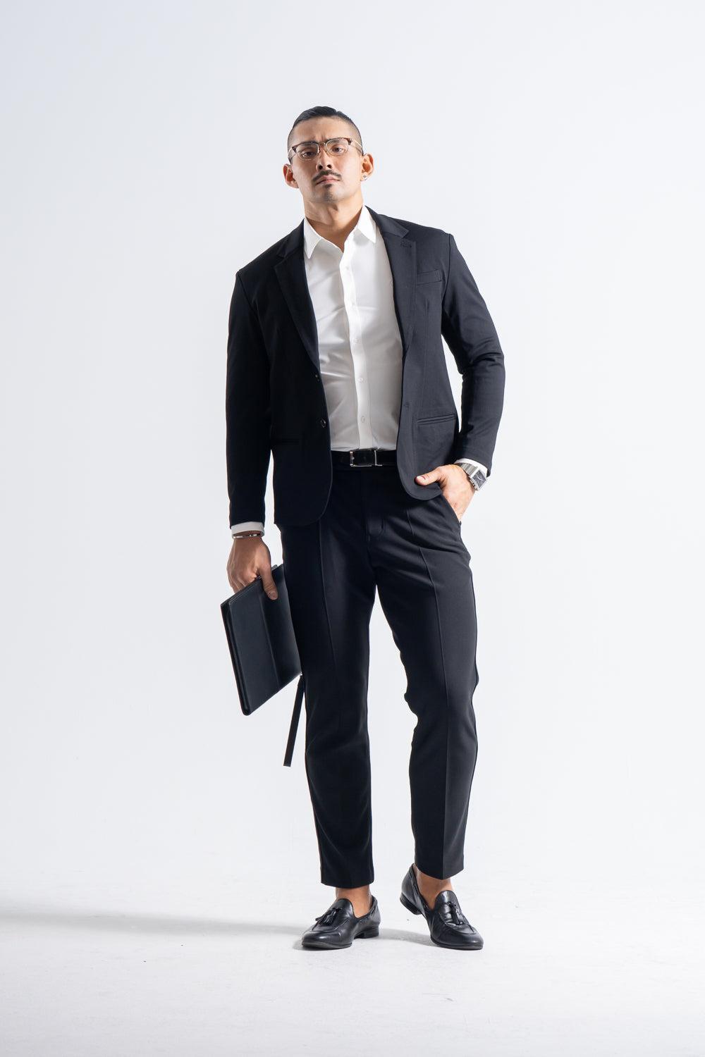 極美品 Louis Vuitton ブラック テーパードスラックス コンフォート テーパード スラックス