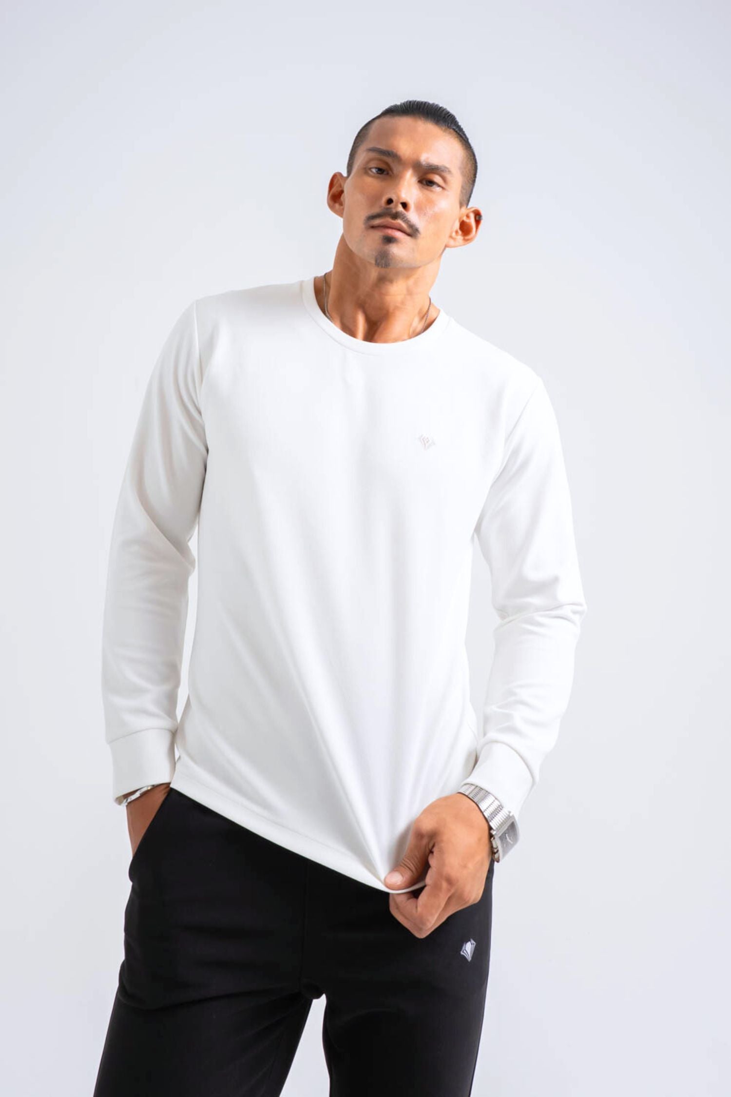 【NEW】   Hybrid Tee Long Sleeve   - WHITE