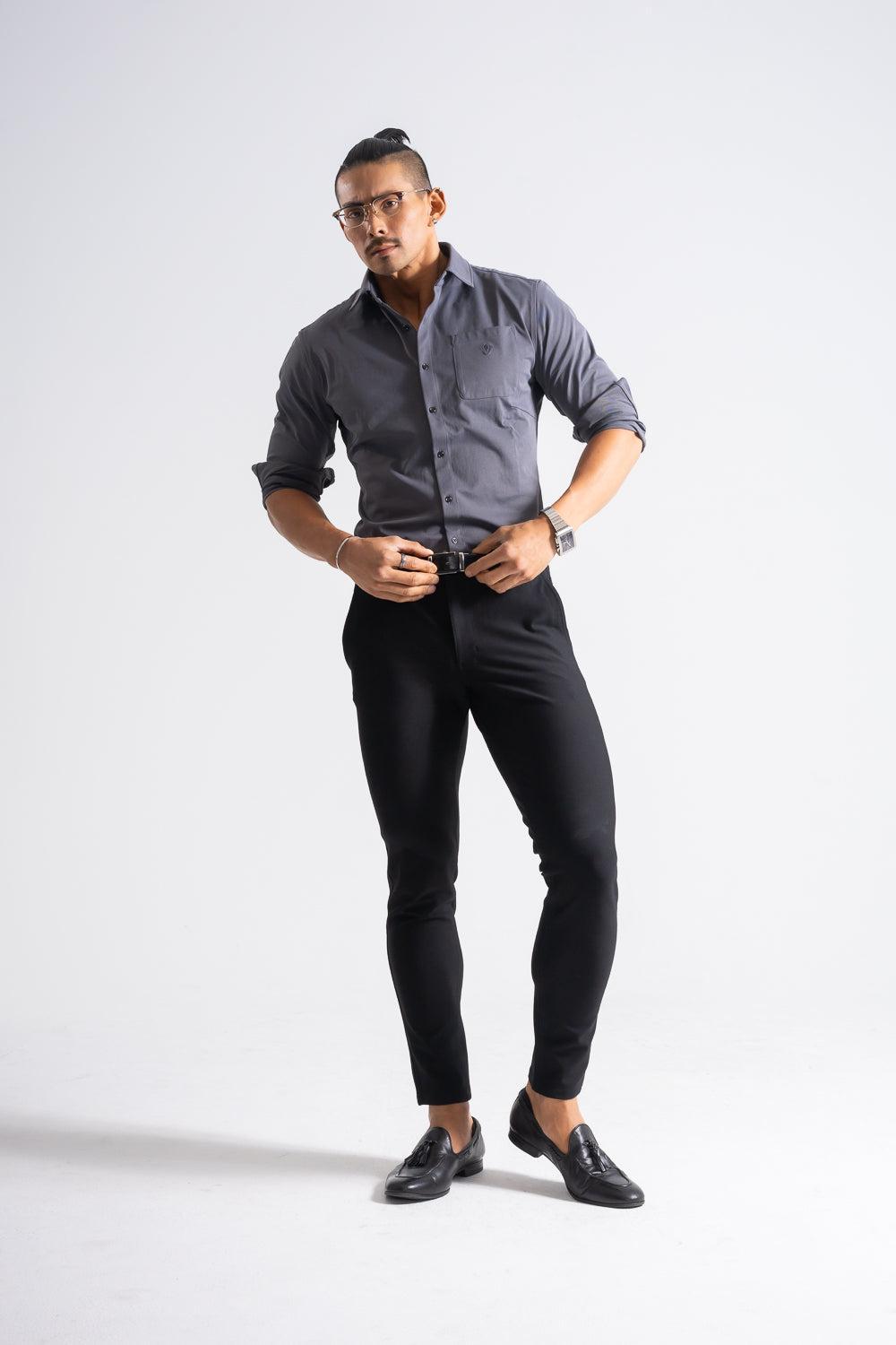 Prime Stretch Shirt  - GRAY