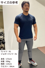 新作クルーネックラグランTシャツ - ネイビー