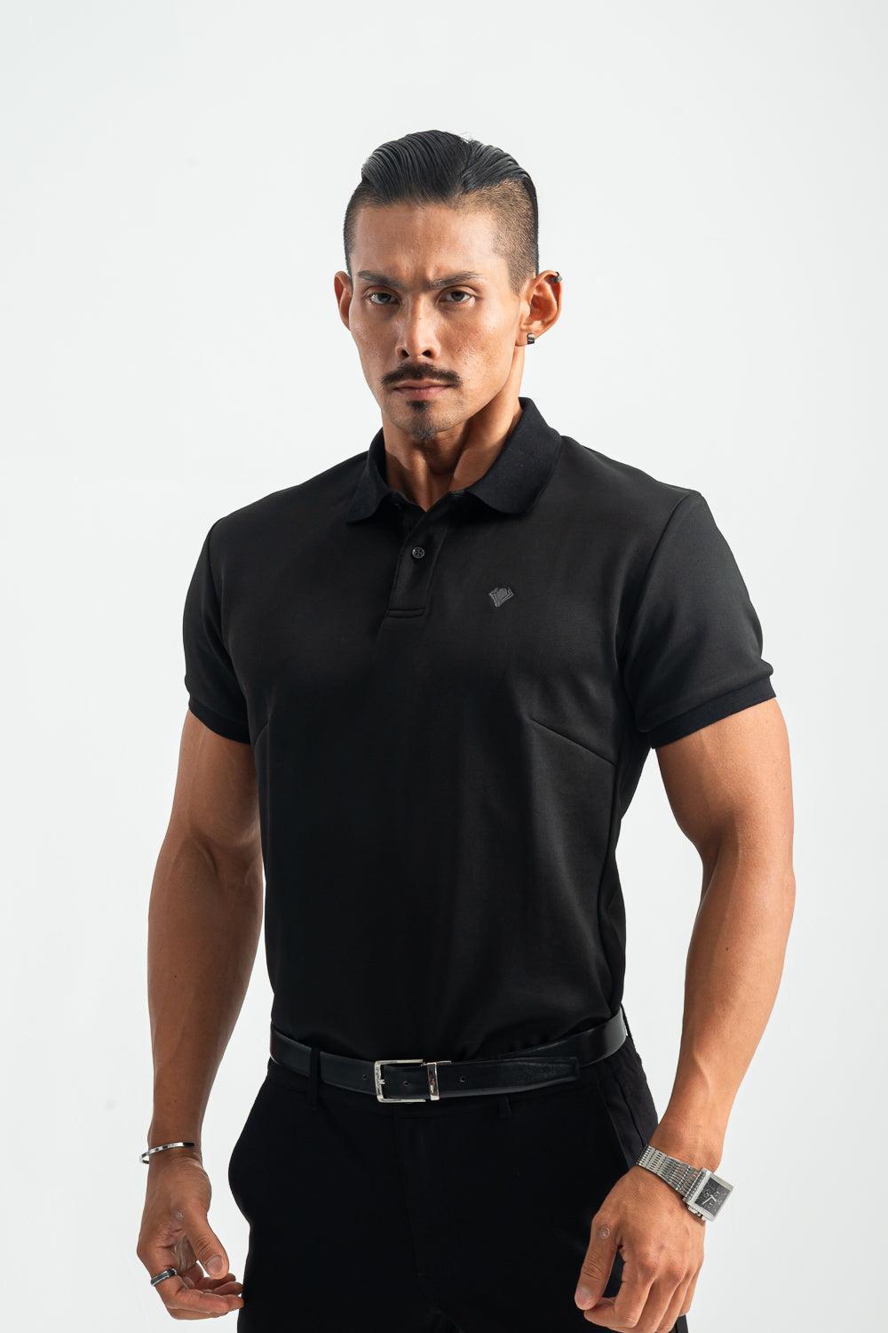 【NEW】  Heavy Weight Polo  - BLACK