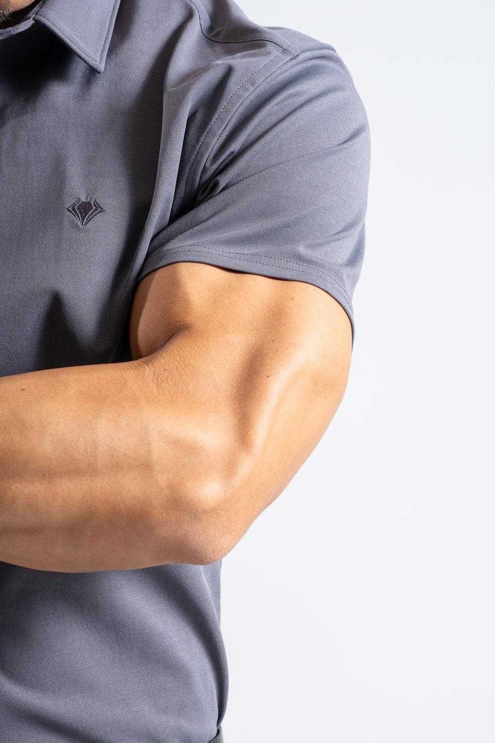Prime Stretch Shirt  Short-sleeve  - GRAY