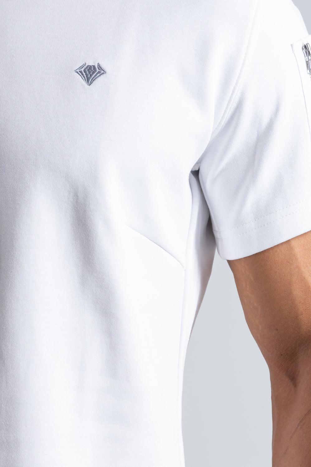 Cargo Pocket Tee  - WHITE