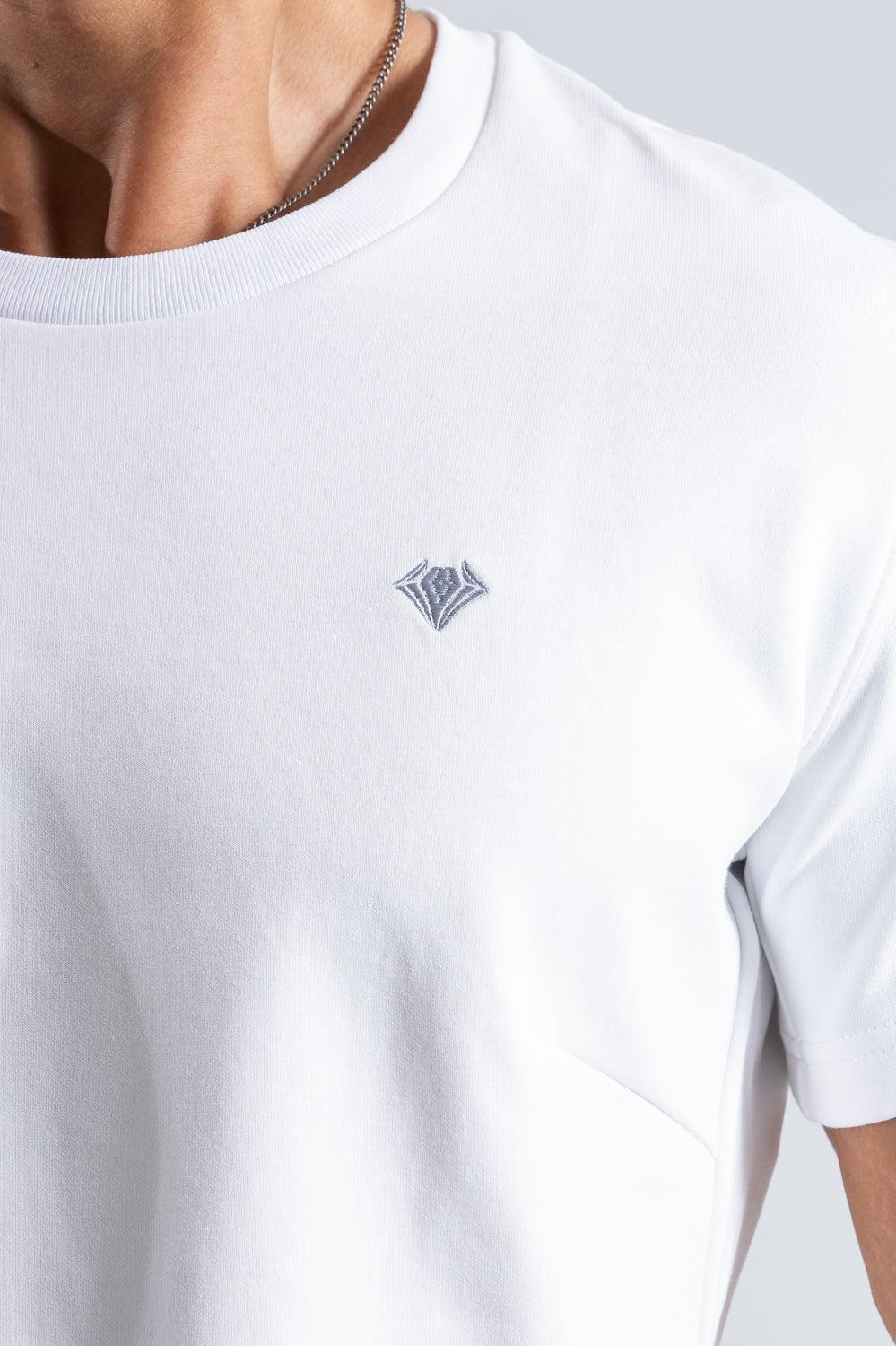 Cargo Pocket Tee  - WHITE