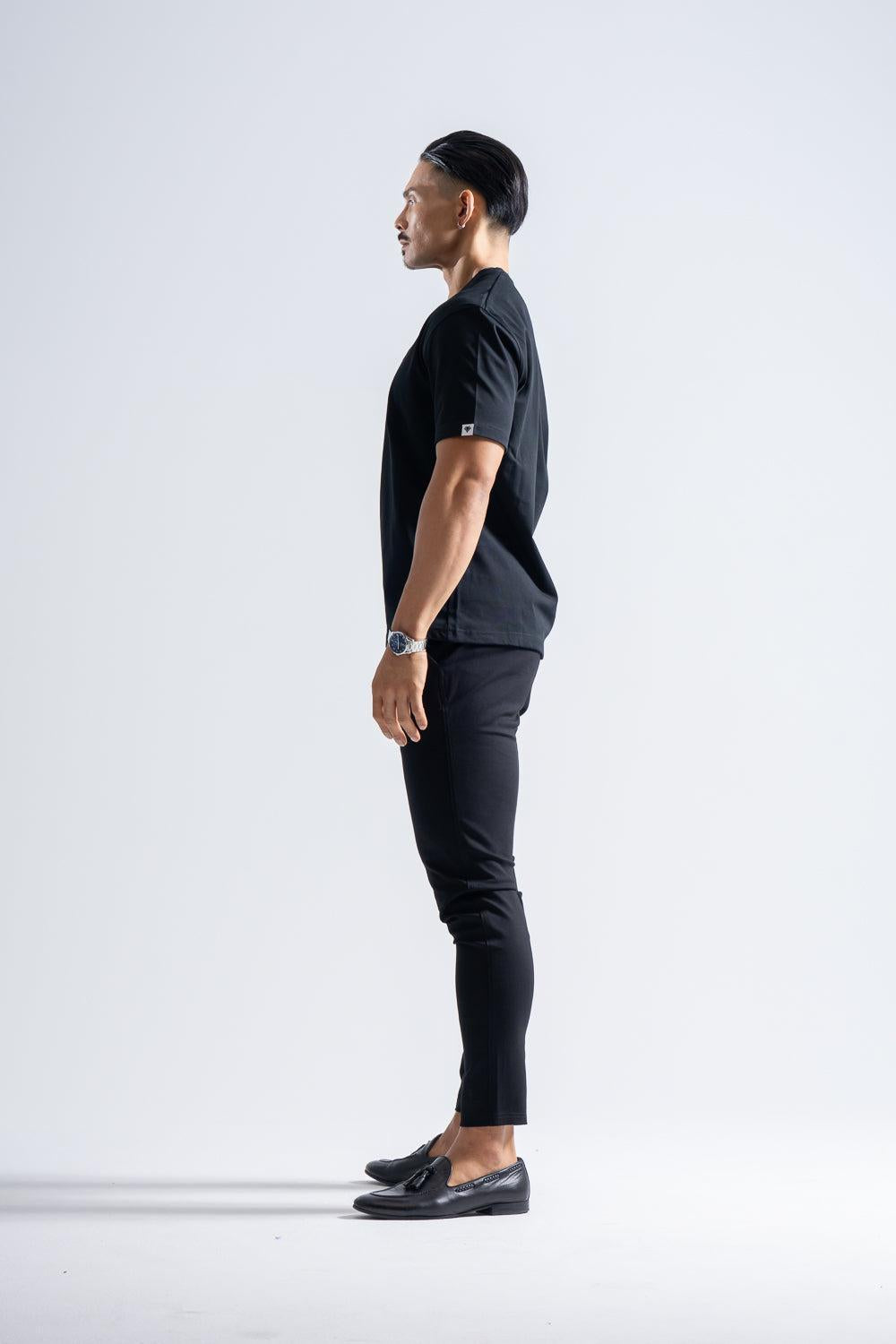 【特別価格・サイズ注意】   クラシックコットン 5分袖Tシャツ