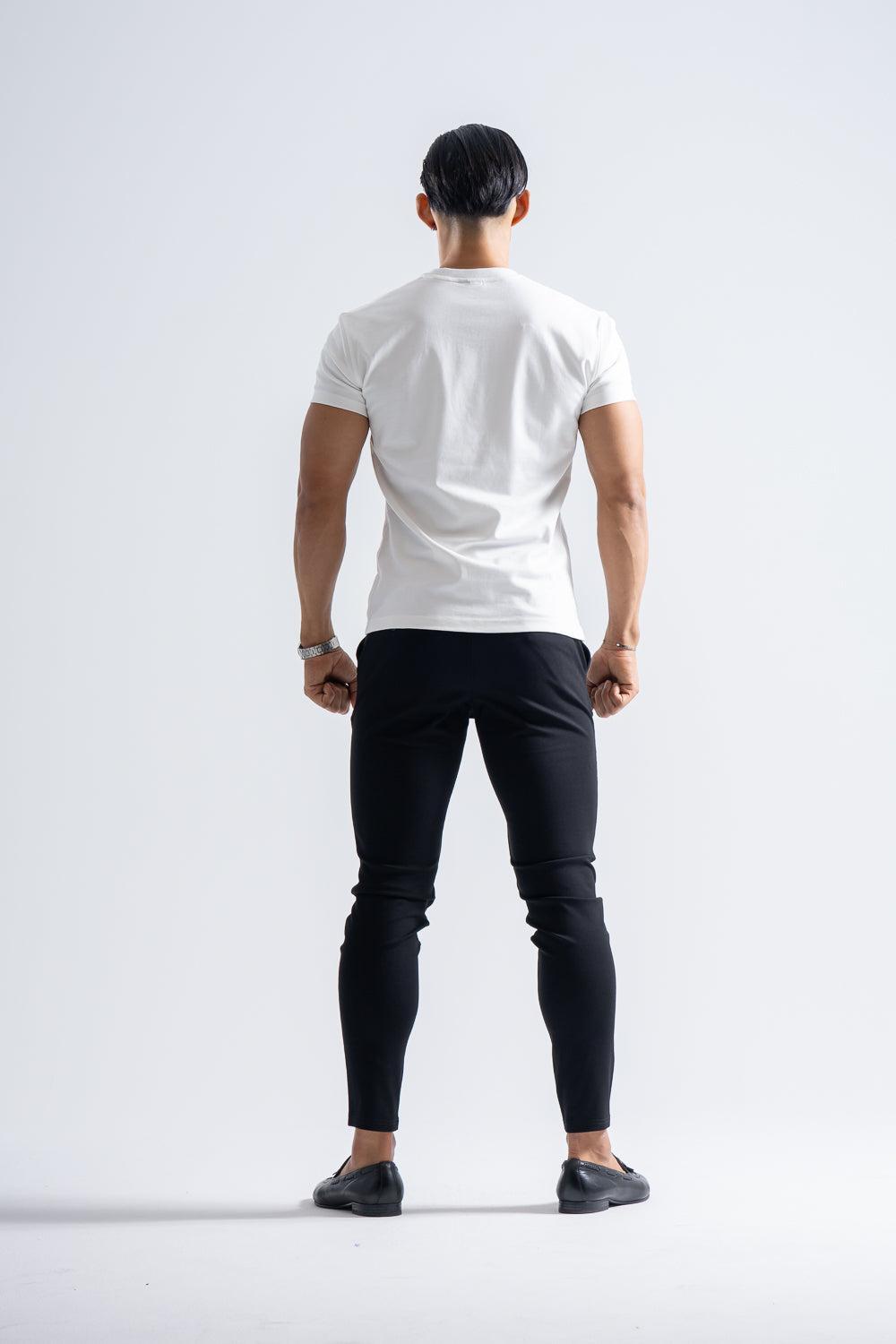 エンブレムTシャツ   - ホワイト