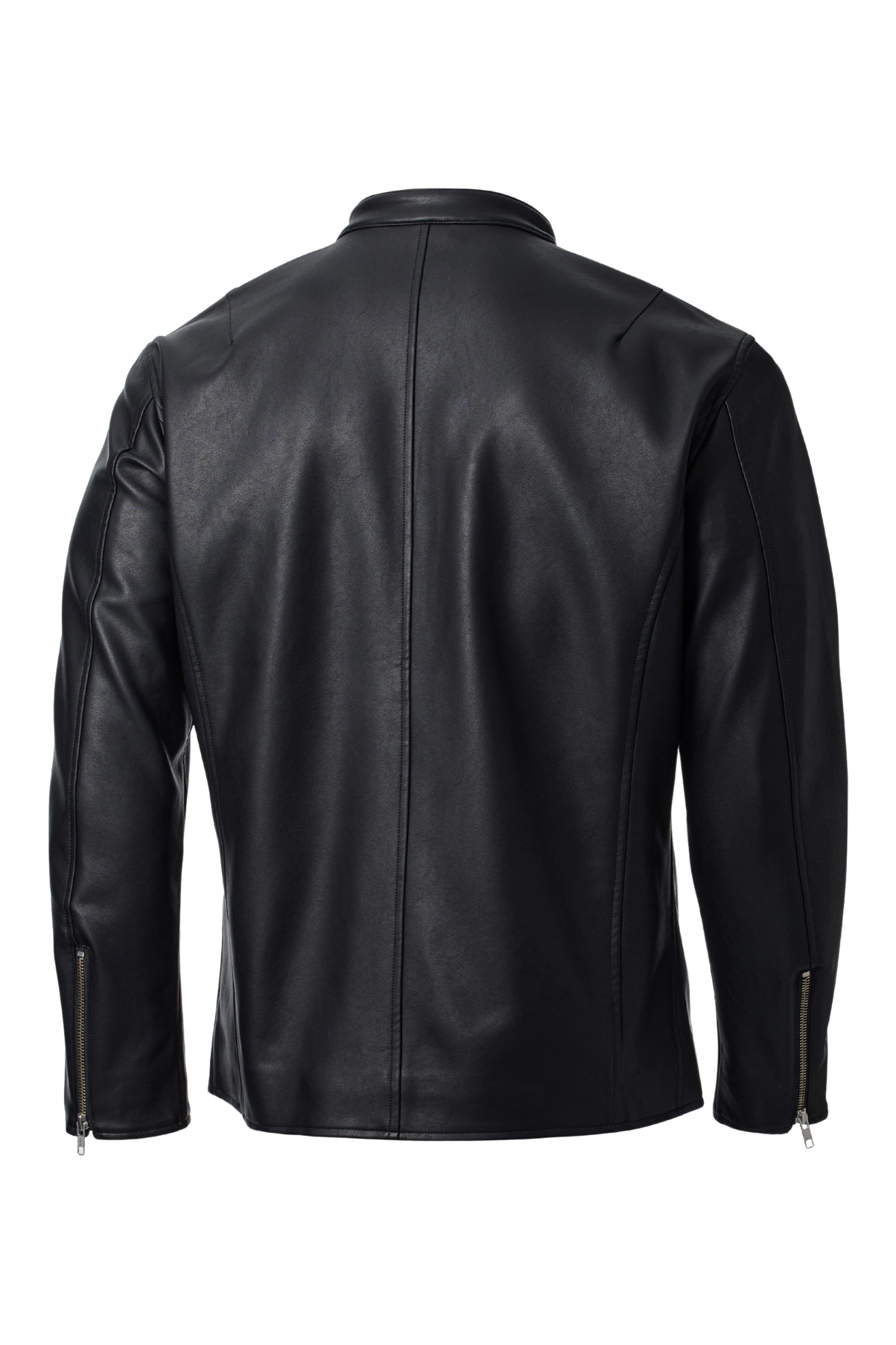 【上半身が鋭く映える】   ストレッチ ライダースジャケット