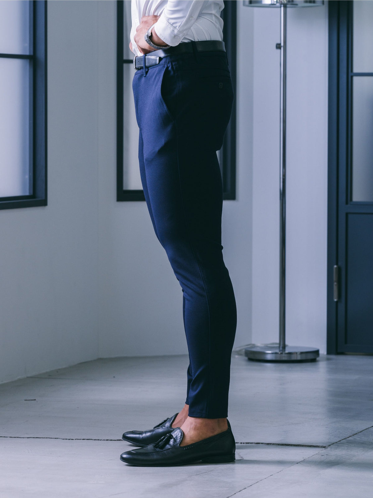 【脚がキレイに見える】  ハイパーストレッチパンツ