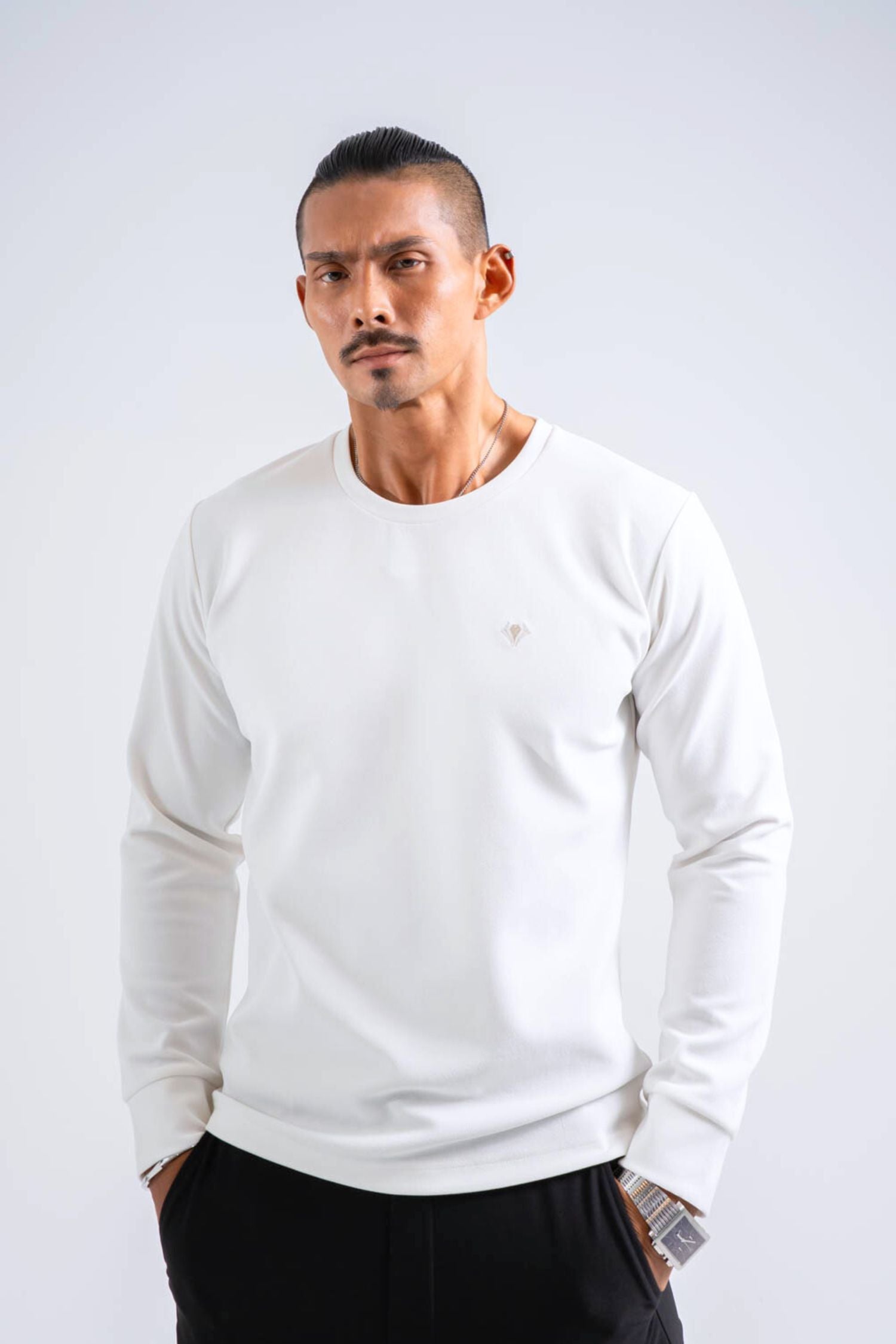 【NEW】   Hybrid Tee Long Sleeve   - WHITE