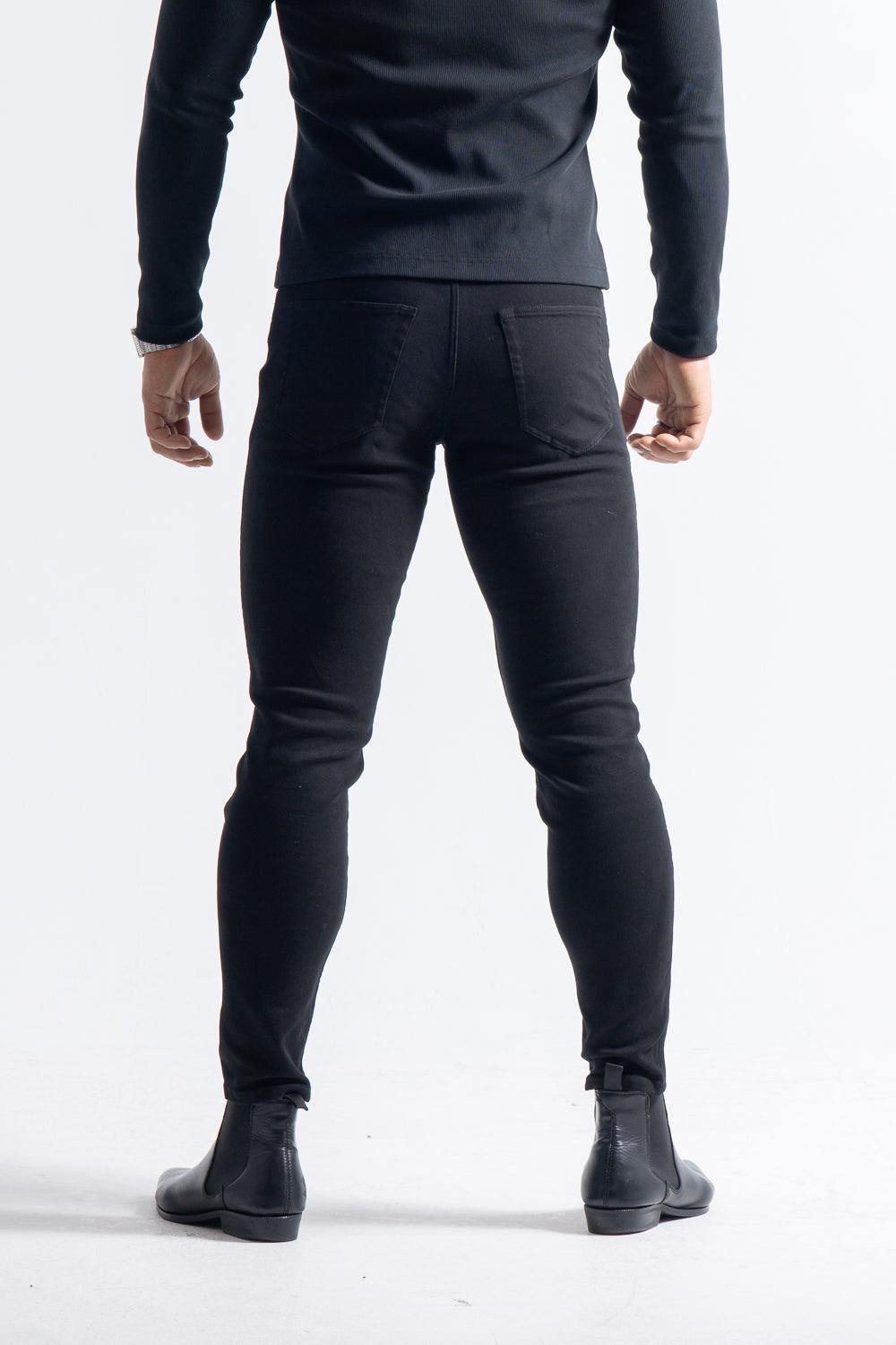 【強靭な脚がカッコ良い】  ハイストレッチスリムパンツ