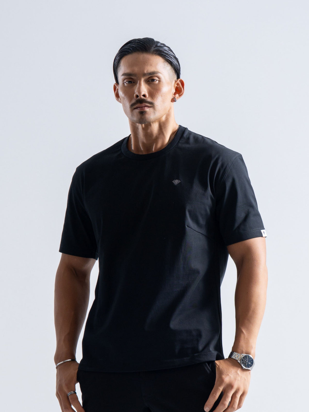【特別価格・サイズ注意】   クラシックコットン 5分袖Tシャツ