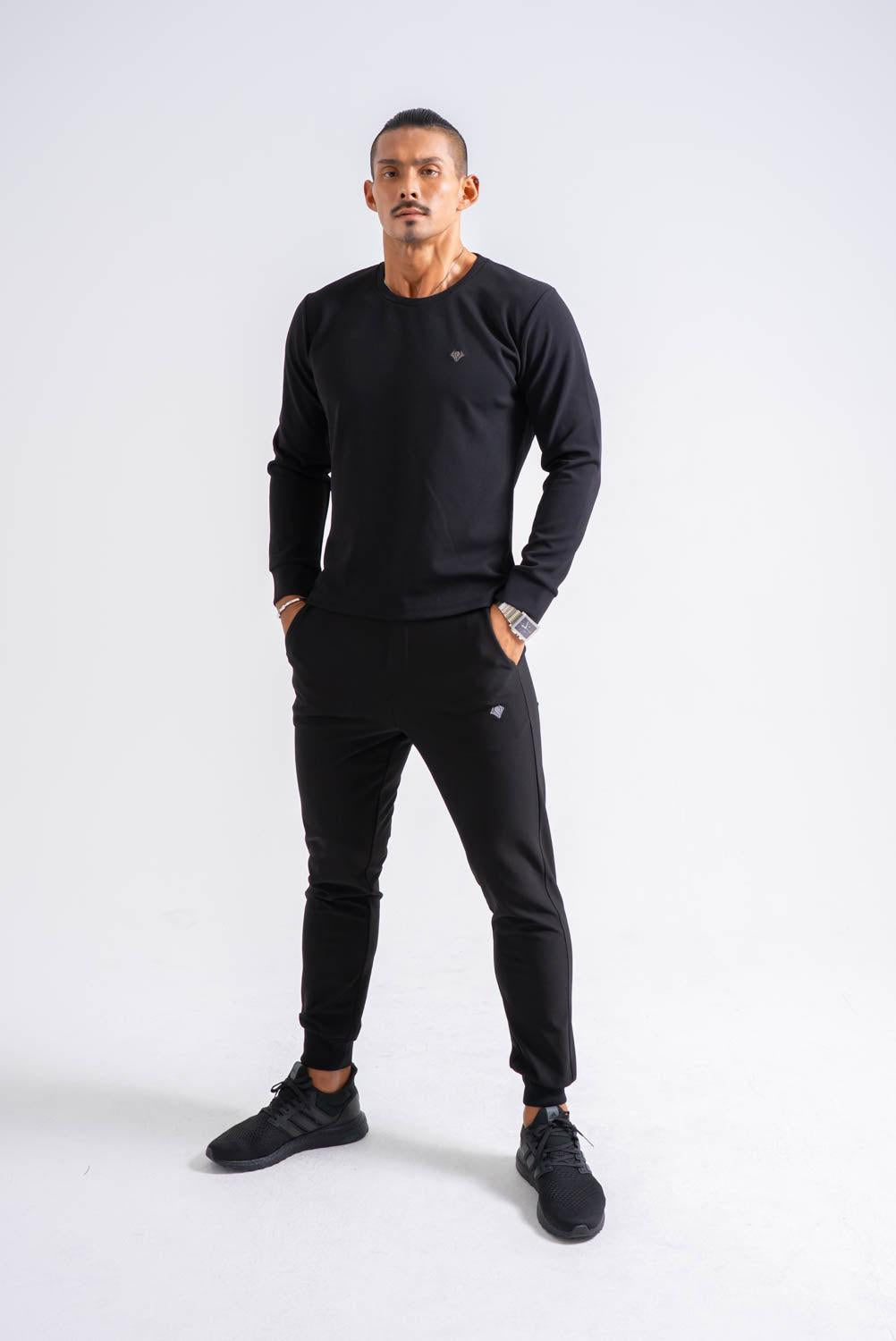 【NEW】   Hybrid Tee Long Sleeve   - BLACK