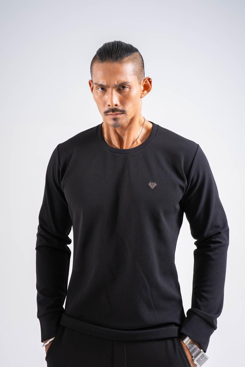 【NEW】   Hybrid Tee Long Sleeve   - BLACK