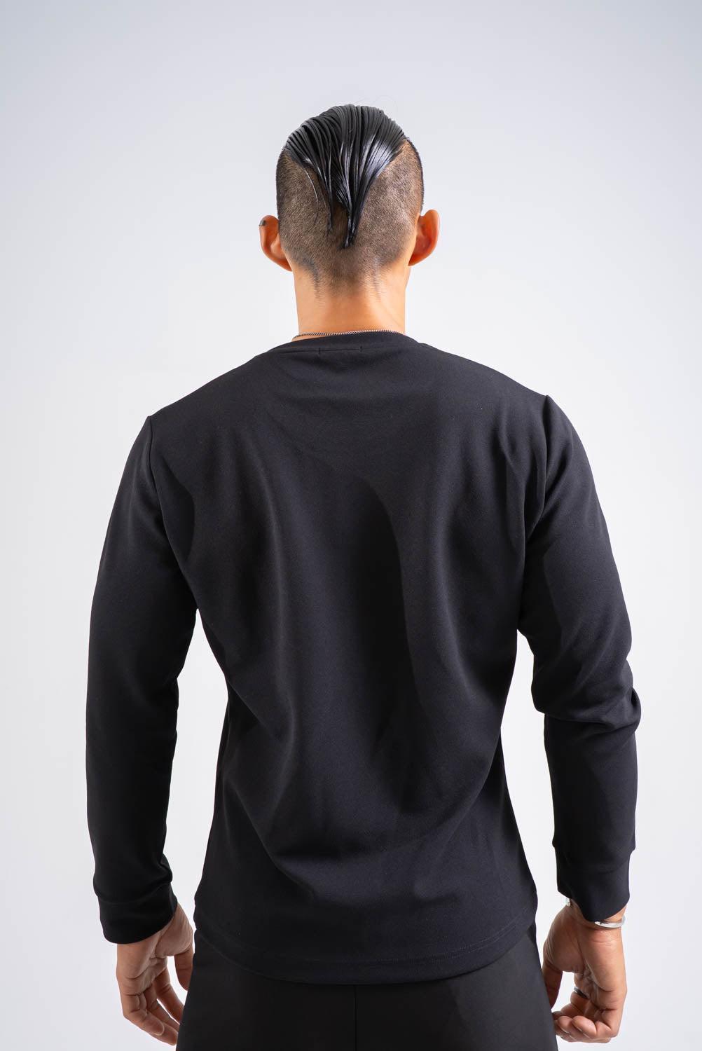 【NEW】   Hybrid Tee Long Sleeve   - BLACK