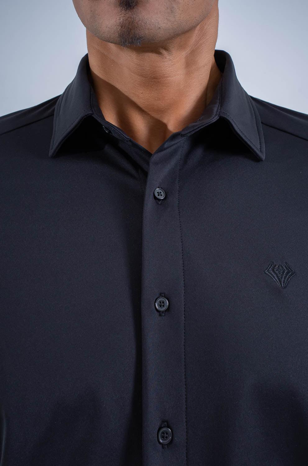 【NEW ARRIVAL】  極上シルエットストレッチ   ラグランワイドカラーシャツ