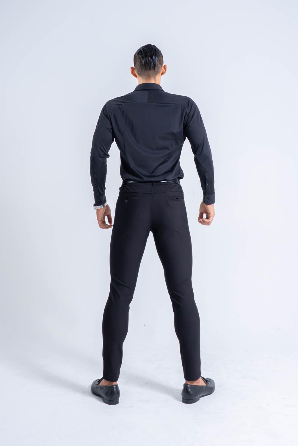 【NEW ARRIVAL】  極上シルエットストレッチ   ラグランワイドカラーシャツ