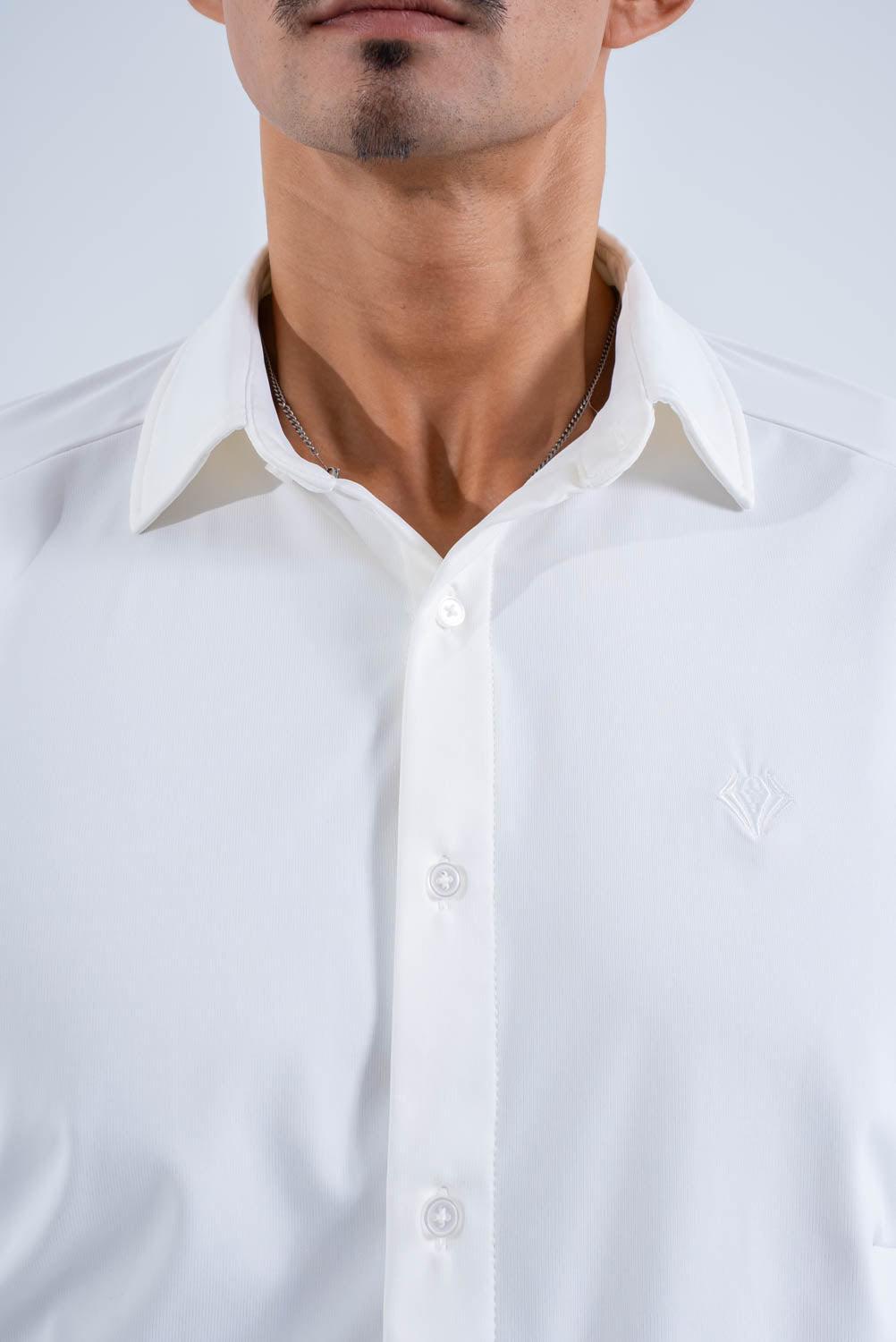 【NEW ARRIVAL】  極上シルエットストレッチ   ラグランワイドカラーシャツ