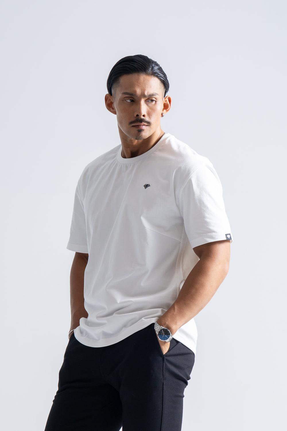 【特別価格・サイズ注意】   クラシックコットン 5分袖Tシャツ