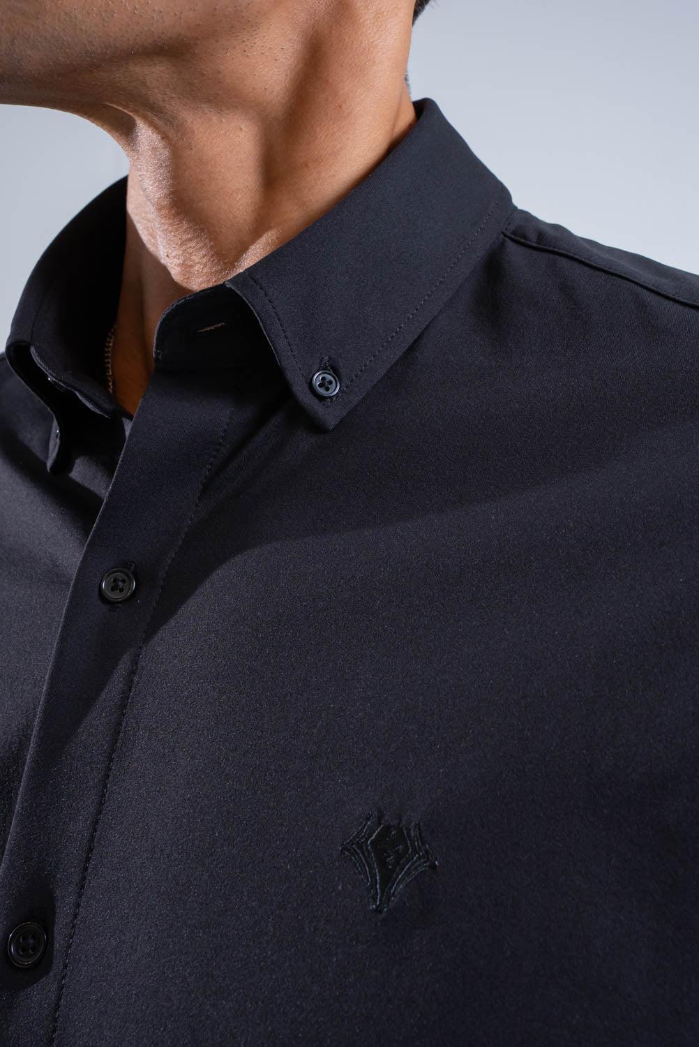 Essential Comfort Shirt  - BLACK