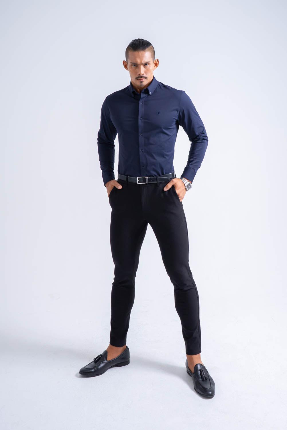 Essential Comfort Shirt  - NAVY