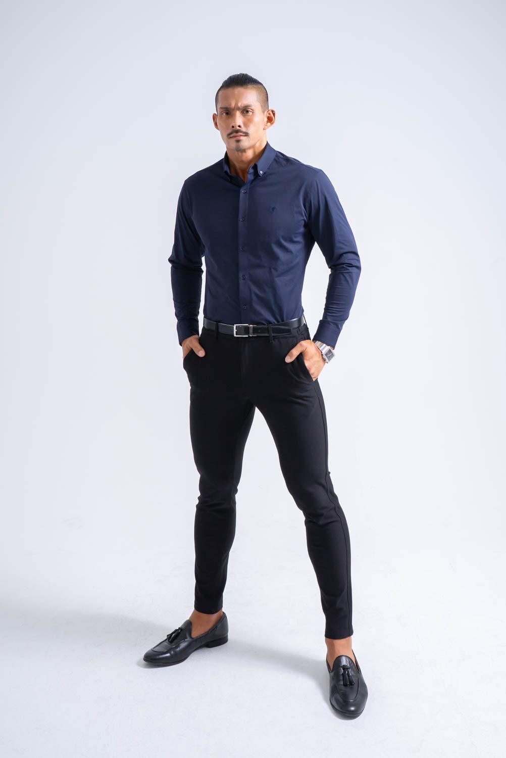 Essential Comfort Shirt  - NAVY