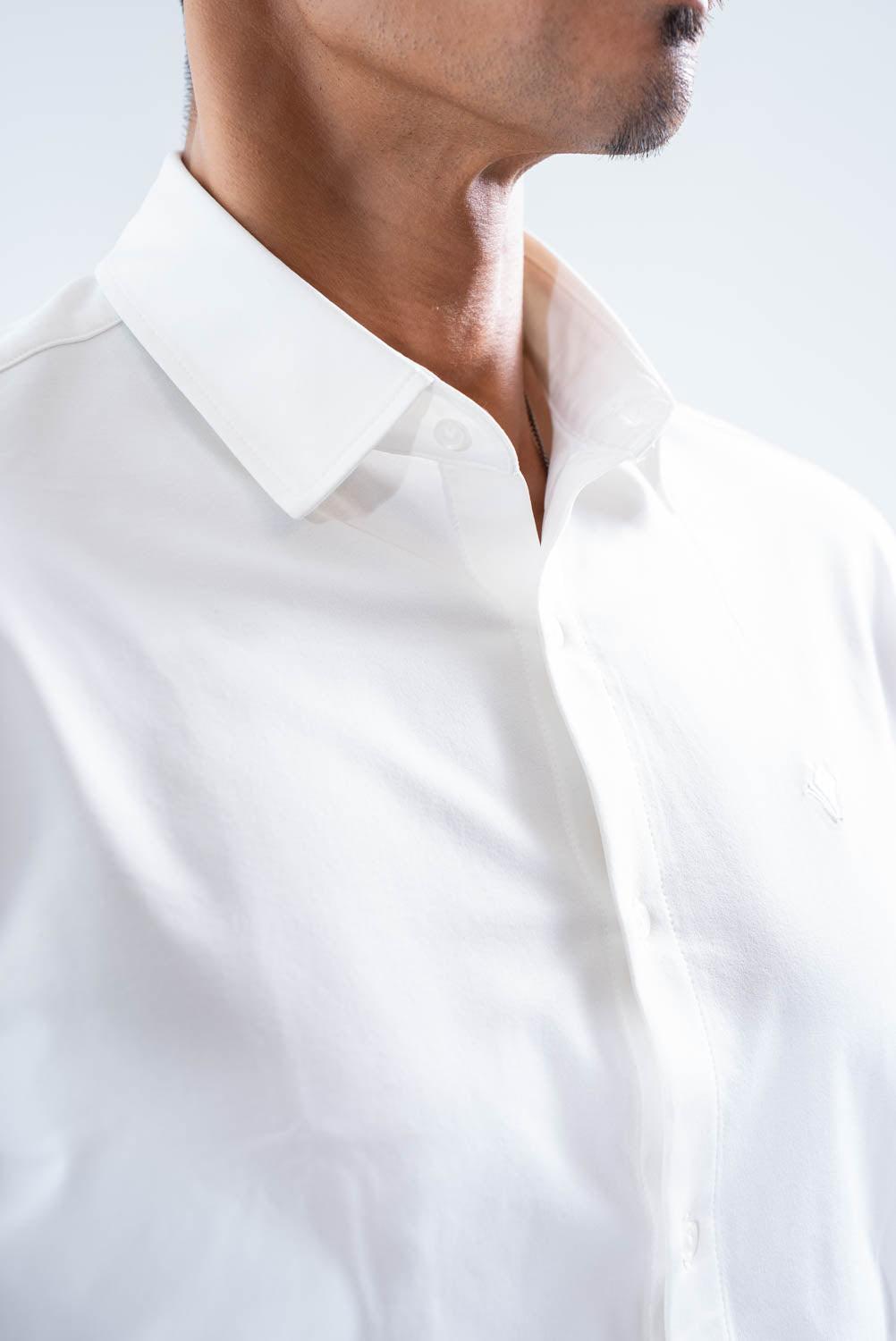 Essential Comfort Shirt  - WHITE