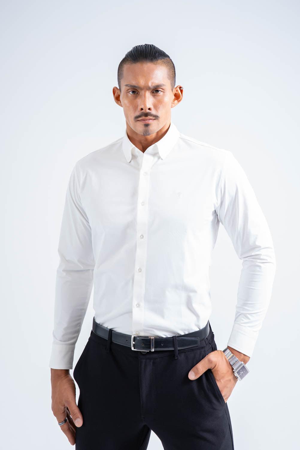 Essential Comfort Shirt  - WHITE