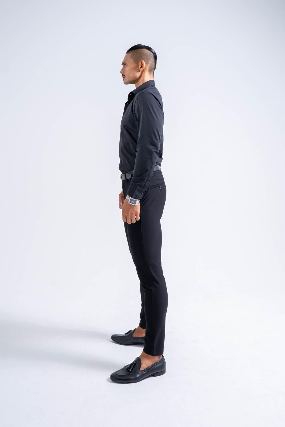 Essential Comfort Shirt  - BLACK