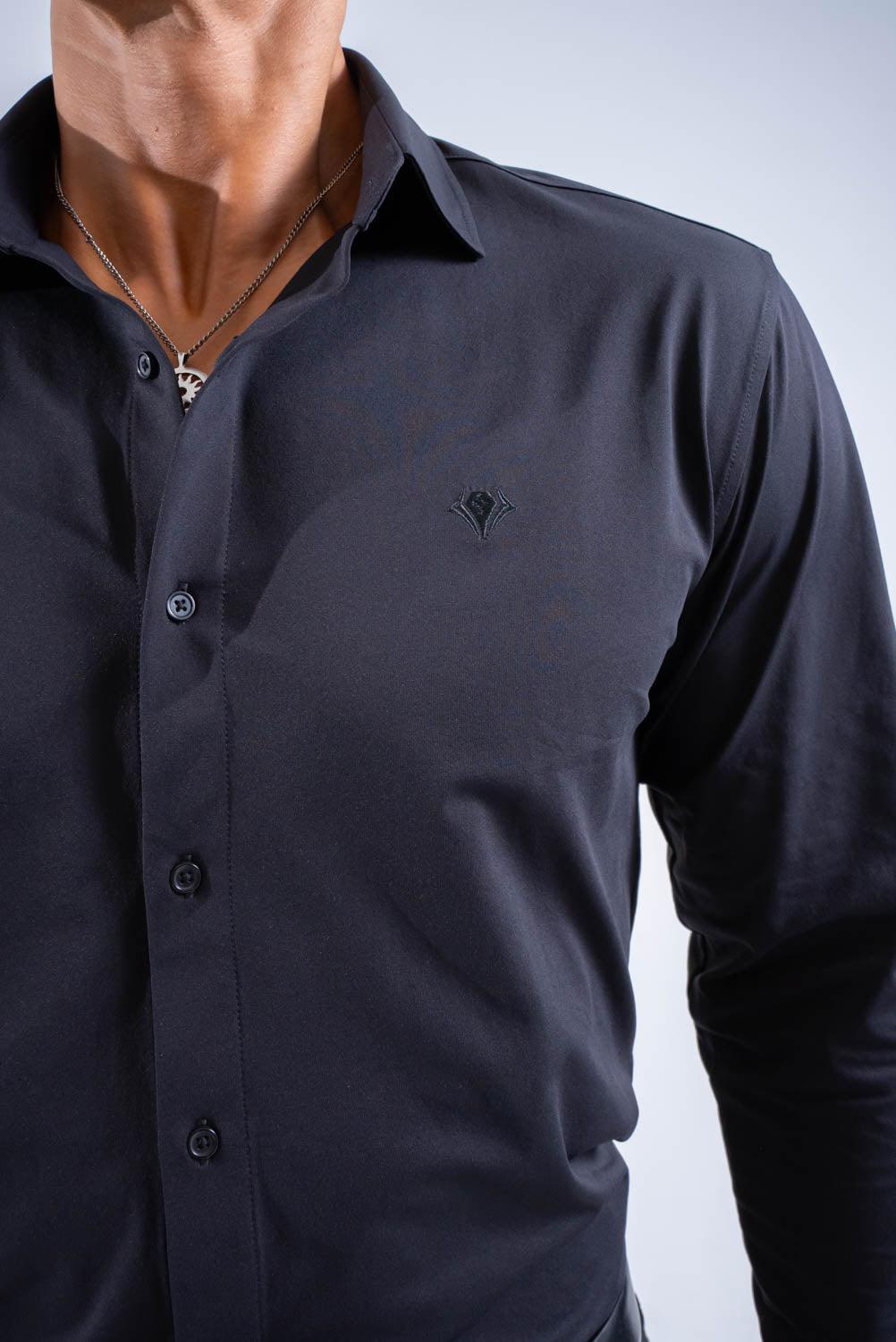 Essential Comfort Shirt  - BLACK